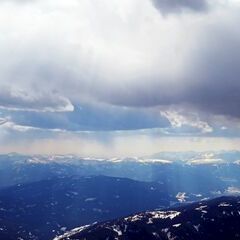 Flugwegposition um 13:43:01: Aufgenommen in der Nähe von Krakaudorf, Österreich in 3004 Meter