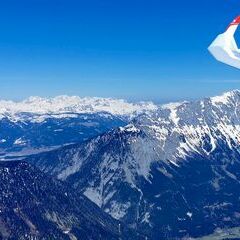 Flugwegposition um 13:26:46: Aufgenommen in der Nähe von Stainach-Pürgg, Österreich in 2087 Meter