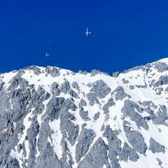 Flugwegposition um 13:53:57: Aufgenommen in der Nähe von Gaishorn am See, Österreich in 2073 Meter