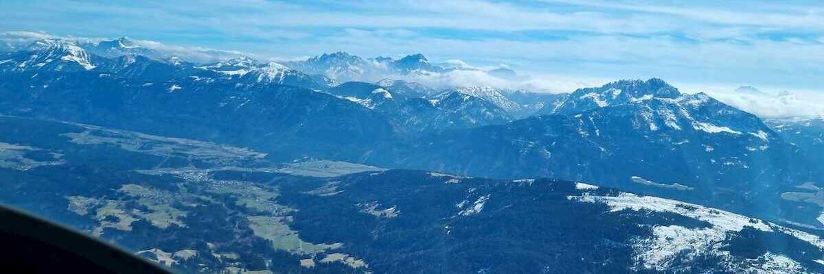 Flugwegposition um 12:54:53: Aufgenommen in der Nähe von Gemeinde Gitschtal, Gitschtal, Österreich in 2184 Meter