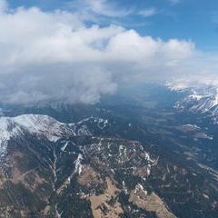 Flugwegposition um 13:07:17: Aufgenommen in der Nähe von Gemeinde Lesachtal, Österreich in 3022 Meter
