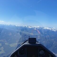 Flugwegposition um 13:22:40: Aufgenommen in der Nähe von Kindberg, Österreich in 2462 Meter