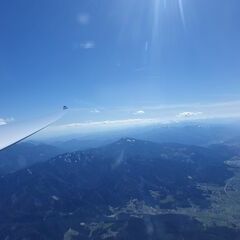 Flugwegposition um 13:21:54: Aufgenommen in der Nähe von Kindberg, Österreich in 2545 Meter