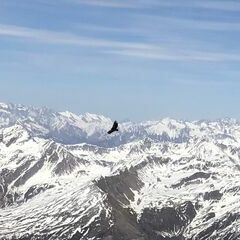 Flugwegposition um 12:44:45: Aufgenommen in der Nähe von Innichen, Autonome Provinz Bozen - Südtirol, Italien in 3090 Meter