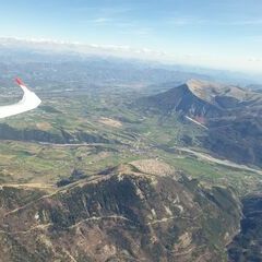 Flugwegposition um 14:47:39: Aufgenommen in der Nähe von Arrondissement de Gap, Frankreich in 2878 Meter