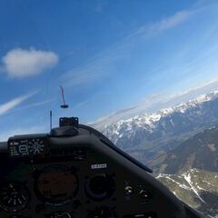 Flugwegposition um 11:22:27: Aufgenommen in der Nähe von Schladming, Österreich in 2453 Meter