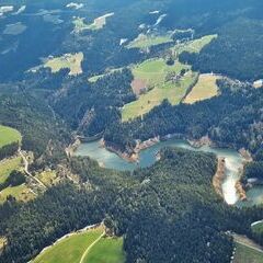 Flugwegposition um 11:38:45: Aufgenommen in der Nähe von Gemeinde Edelschrott, Österreich in 1507 Meter