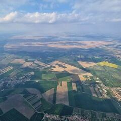Flugwegposition um 14:40:25: Aufgenommen in der Nähe von Sopron–Fertődi, Ungarn in 1511 Meter