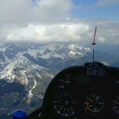 Flugwegposition um 13:46:25: Aufgenommen in der Nähe von Gemeinde Filzmoos, 5532, Österreich in 2947 Meter