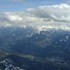 Flugwegposition um 13:46:31: Aufgenommen in der Nähe von Gemeinde Filzmoos, 5532, Österreich in 2941 Meter