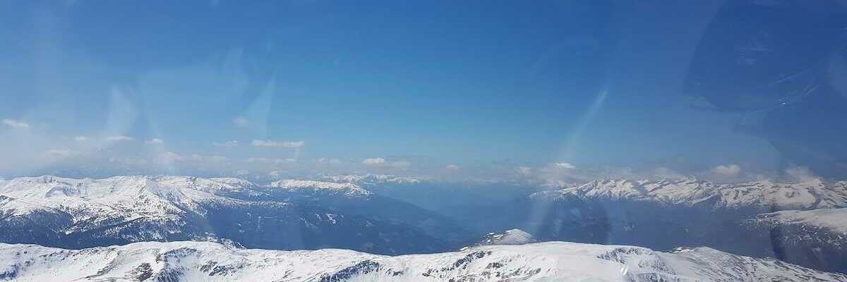 Flugwegposition um 09:38:10: Aufgenommen in der Nähe von Gemeinde Thomatal, 5592 Thomatal, Österreich in 2618 Meter