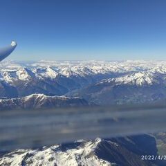 Flugwegposition um 15:32:22: Aufgenommen in der Nähe von 39030 Pfalzen, Autonome Provinz Bozen - Südtirol, Italien in 4567 Meter