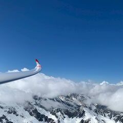 Flugwegposition um 13:38:10: Aufgenommen in der Nähe von 39041 Brenner, Autonome Provinz Bozen - Südtirol, Italien in 3441 Meter