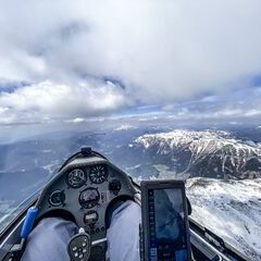 Flugwegposition um 09:48:41: Aufgenommen in der Nähe von Kapellen, Österreich in 2385 Meter