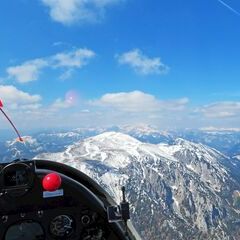 Flugwegposition um 09:16:56: Aufgenommen in der Nähe von Gemeinde Neuberg an der Mürz, 8692, Österreich in 2133 Meter