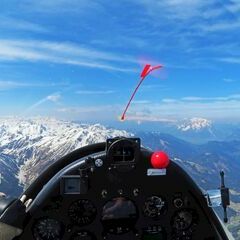Flugwegposition um 10:06:44: Aufgenommen in der Nähe von Rottenmann, Österreich in 2322 Meter