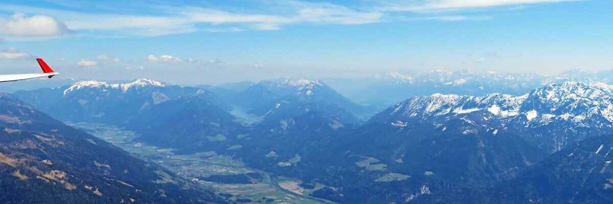 Flugwegposition um 11:44:37: Aufgenommen in der Nähe von Gemeinde Dellach im Drautal, Österreich in 2655 Meter