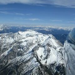Flugwegposition um 13:31:19: Aufgenommen in der Nähe von Gemeinde Leogang, 5771 Leogang, Österreich in 2846 Meter