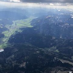 Flugwegposition um 13:54:50: Aufgenommen in der Nähe von Gemeinde Turnau, Österreich in 2637 Meter