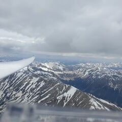 Flugwegposition um 12:07:05: Aufgenommen in der Nähe von Winklern bei Oberwölz, 8832, Österreich in 2679 Meter