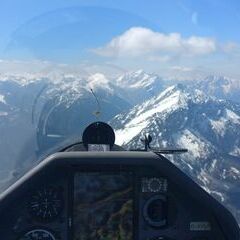 Flugwegposition um 09:21:30: Aufgenommen in der Nähe von Landl, Österreich in 2049 Meter