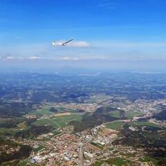 Flugwegposition um 14:11:27: Aufgenommen in der Nähe von Gößnitz, Österreich in 2094 Meter