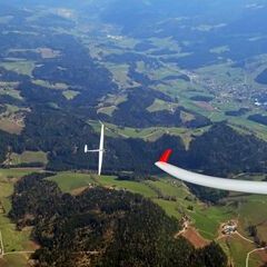 Flugwegposition um 13:47:44: Aufgenommen in der Nähe von Amering, Österreich in 2283 Meter