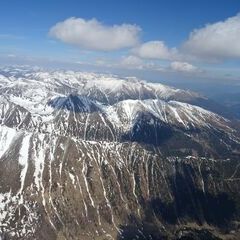 Flugwegposition um 14:19:22: Aufgenommen in der Nähe von Oberwölz Umgebung, Österreich in 2318 Meter