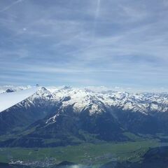 Flugwegposition um 11:52:53: Aufgenommen in der Nähe von Gemeinde Viehhofen, Österreich in 2984 Meter