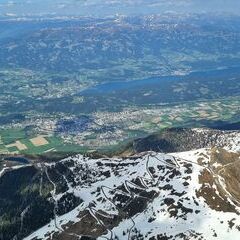 Flugwegposition um 13:38:57: Aufgenommen in der Nähe von Gemeinde Stockenboi, Österreich in 2760 Meter
