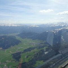 Flugwegposition um 12:56:29: Aufgenommen in der Nähe von Gemeinde Göriach, 5574, Österreich in 2884 Meter