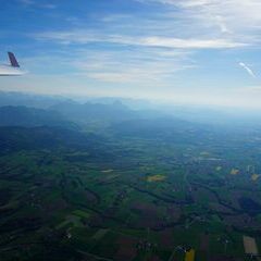 Flugwegposition um 15:39:05: Aufgenommen in der Nähe von Gemeinde Schlierbach, 4553 Schlierbach, Österreich in 2163 Meter