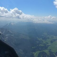 Flugwegposition um 12:35:12: Aufgenommen in der Nähe von Stainach-Pürgg, Österreich in 2638 Meter