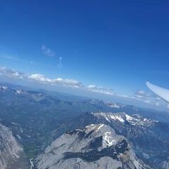 Flugwegposition um 10:06:18: Aufgenommen in der Nähe von St. Ilgen, 8621 St. Ilgen, Österreich in 2619 Meter