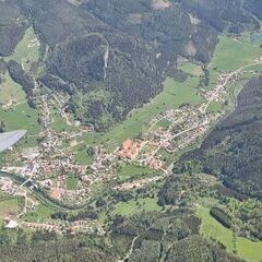 Flugwegposition um 10:03:26: Aufgenommen in der Nähe von Gemeinde Neuberg an der Mürz, 8692, Österreich in 2126 Meter