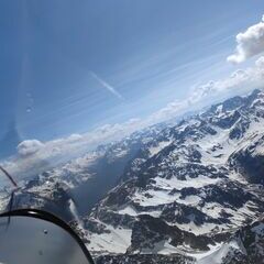 Verortung via Georeferenzierung der Kamera: Aufgenommen in der Nähe von Gemeinde Pettneu am Arlberg, Österreich in 3500 Meter