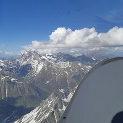 Verortung via Georeferenzierung der Kamera: Aufgenommen in der Nähe von Bezirk Surselva, Schweiz in 3600 Meter