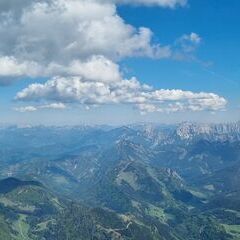 Flugwegposition um 13:59:28: Aufgenommen in der Nähe von Gemeinde Rosenau am Hengstpaß, Österreich in 2326 Meter