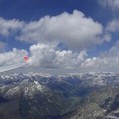 Flugwegposition um 12:38:55: Aufgenommen in der Nähe von 39032 Sand in Taufers, Autonome Provinz Bozen - Südtirol, Italien in 3326 Meter