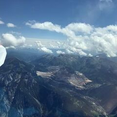 Flugwegposition um 11:41:42: Aufgenommen in der Nähe von Eisenerz, Österreich in 2838 Meter