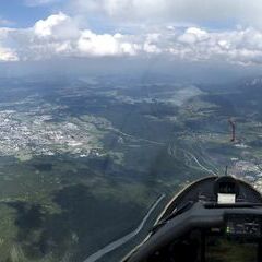 Flugwegposition um 13:12:35: Aufgenommen in der Nähe von Villach, Österreich in 2078 Meter