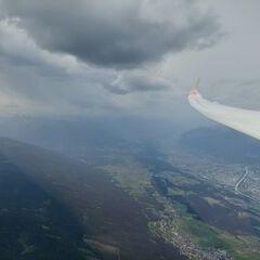 Flugwegposition um 12:22:00: Aufgenommen in der Nähe von Gemeinde Tulfes, Österreich in 2757 Meter