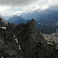 Verortung via Georeferenzierung der Kamera: Aufgenommen in der Nähe von Garmisch-Partenkirchen, Deutschland in 2019 Meter