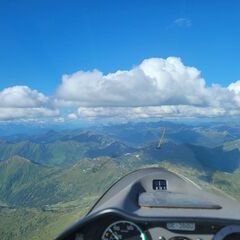 Flugwegposition um 15:58:35: Aufgenommen in der Nähe von Donnersbachwald, 8953, Österreich in 2596 Meter
