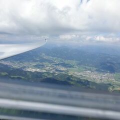 Flugwegposition um 10:03:07: Aufgenommen in der Nähe von Allerheiligen im Mürztal, Österreich in 1945 Meter