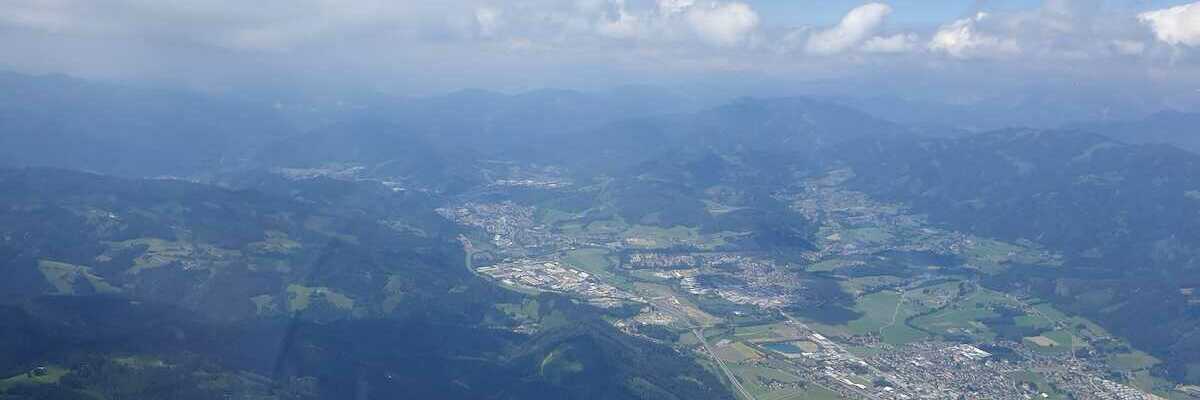 Flugwegposition um 10:00:41: Aufgenommen in der Nähe von Allerheiligen im Mürztal, Österreich in 2029 Meter