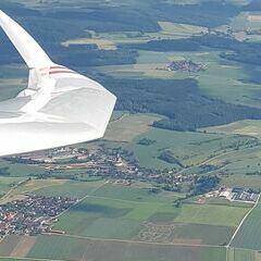 Flugwegposition um 15:52:42: Aufgenommen in der Nähe von Ostalbkreis, Deutschland in 1701 Meter