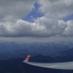 Flugwegposition um 11:58:23: Aufgenommen in der Nähe von Tragöß-Sankt Katharein, Österreich in 2407 Meter