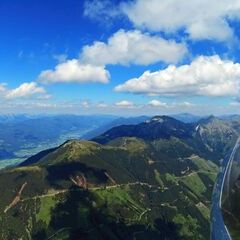 Flugwegposition um 13:16:05: Aufgenommen in der Nähe von Gemeinde Lassing bei Selzthal, Österreich in 2416 Meter