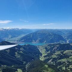 Flugwegposition um 12:32:02: Aufgenommen in der Nähe von Gemeinde Maria Alm am Steinernen Meer, 5761, Österreich in 2516 Meter